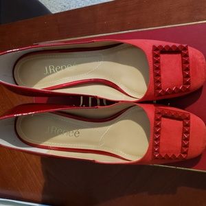 Red J. Renee' Pump